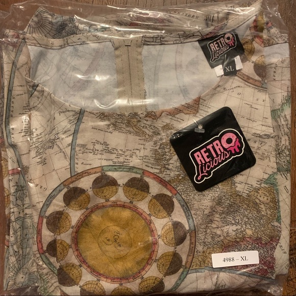 Retrolicious Maps Dress - Picture 9 of 10